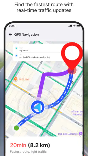 GPS Voice Navigation: GPS Map screenshot