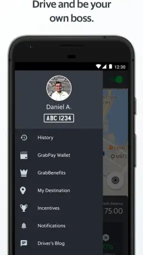 Grab Driver screenshot