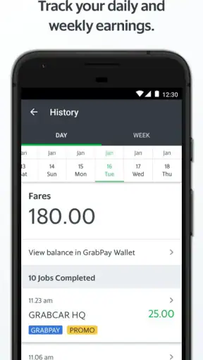 Grab Driver screenshot