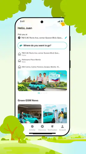 Green GSM screenshot