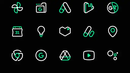 GreenLine Icon Pack : LineX screenshot