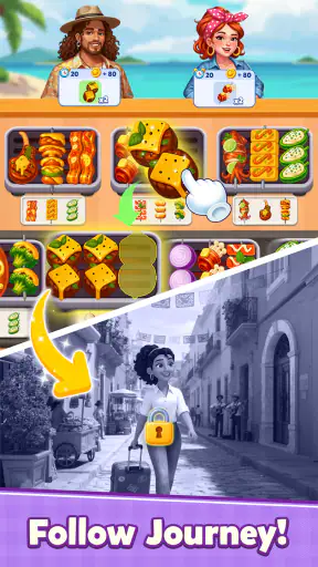 Grill Cooking: Sort Challenge screenshot