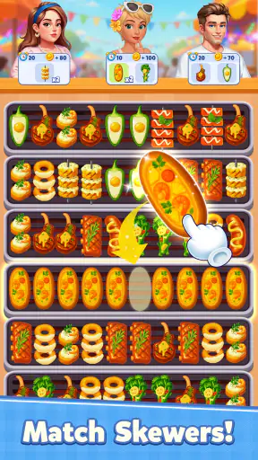 Grill Cooking: Sort Challenge screenshot
