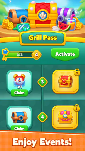 Grill Cooking: Sort Challenge screenshot