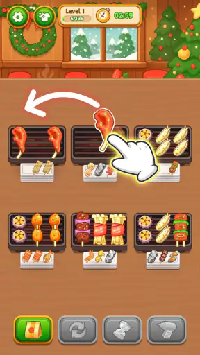 Grill Sort - Food Sort Games screenshot
