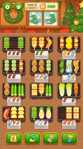 Grill Sort - Food Sort Games screenshot