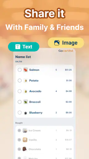 Grocery List - Shopping List screenshot