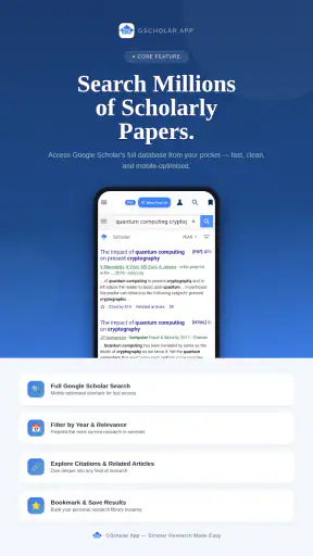 GScholar App screenshot