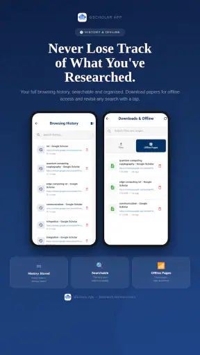 GScholar App screenshot