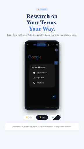 GScholar App screenshot