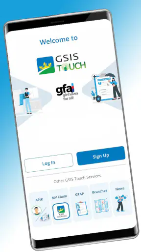 GSIS Touch screenshot