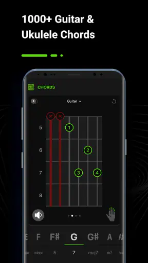 Guitar Tuner, GuitarTunio screenshot