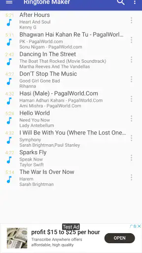 Gumagawa ng Ringtone screenshot