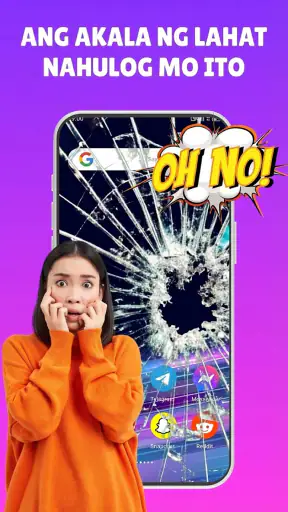 Haha Broken - Basag na Screen screenshot