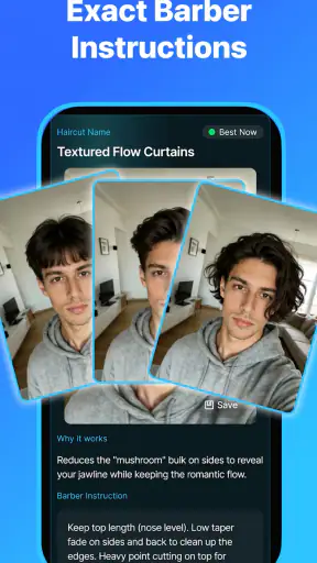 HAIR U: AI Haircut Scanner screenshot