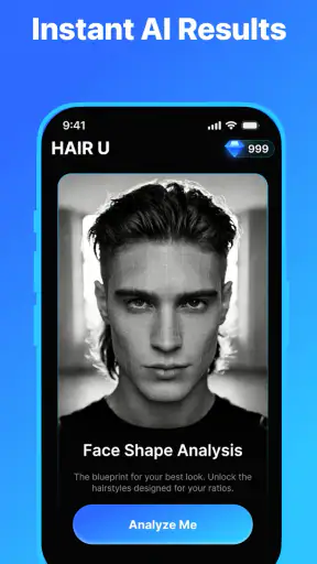 HAIR U: AI Haircut Scanner screenshot