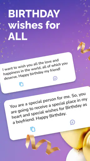 Happy Birthday Wishes 2026 screenshot