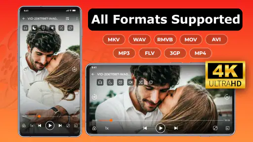 HD video at music player app screenshot