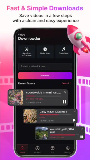 HD Video Downloader & Player screenshot