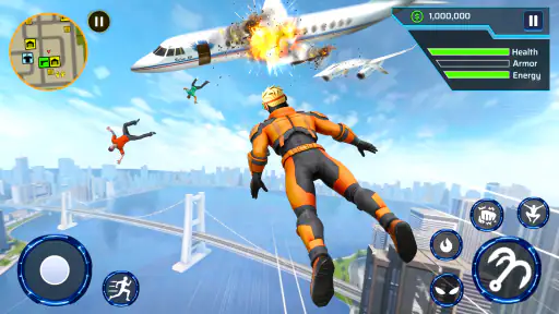 Hero Flying City Simulator screenshot