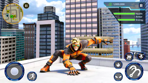 Hero Flying City Simulator screenshot