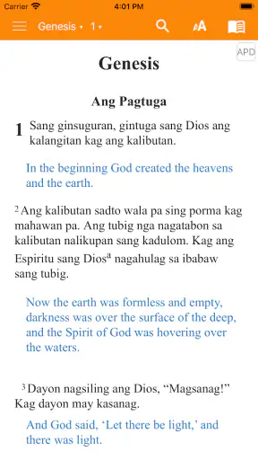 Hiligaynon Bible screenshot