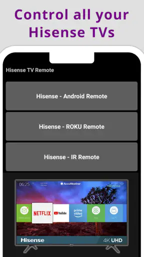 Hisense TV Remote screenshot