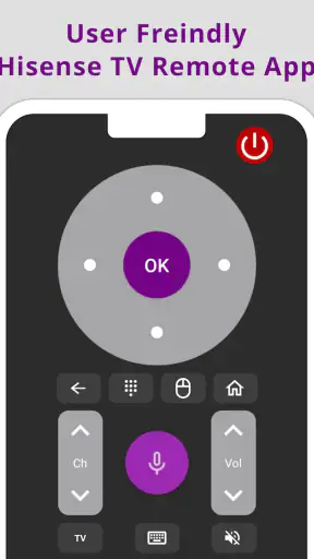 Hisense TV Remote screenshot
