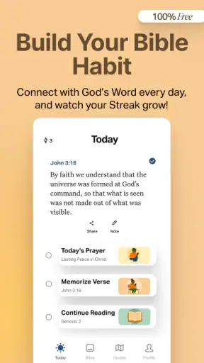 Holy Bible Offline NIV KJV App screenshot