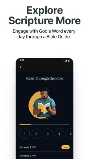 Holy Bible Offline NIV KJV App screenshot