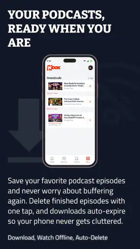 Hook: News, Reels & Podcasts screenshot