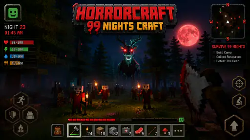 HORRORCRAFT: 99 NIGHTS CRAFT screenshot