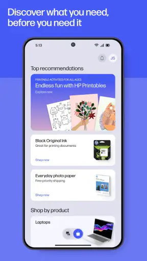 HP screenshot