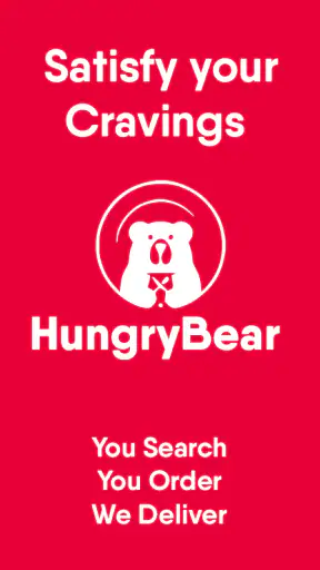 HungryBear - Food Delivery App screenshot