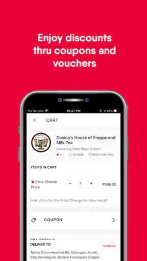 HungryBear - Food Delivery App screenshot