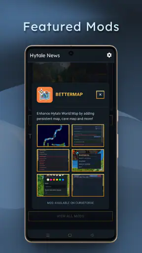 HyNews | Hytale News & Mods screenshot