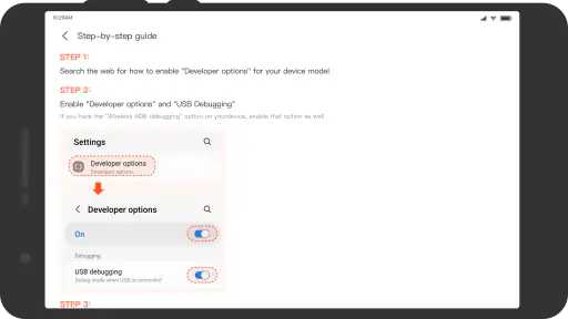 iAdb screenshot