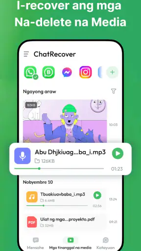 Ibalik ang tanggal na mensahe screenshot