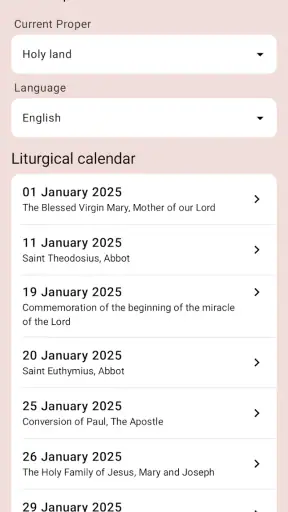iBreviary screenshot