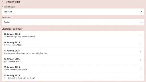 iBreviary screenshot