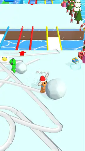 Ice Runner Battle: Snow Race screenshot