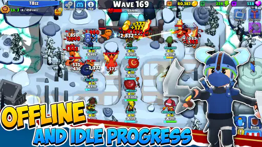 Idle Hero TD Tower Defense RPG screenshot