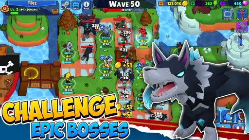 Idle Hero TD Tower Defense RPG screenshot