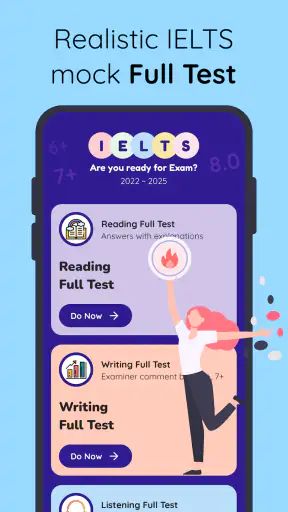 IELTS Practice Test screenshot