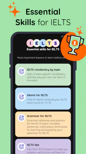 IELTS Practice Test screenshot