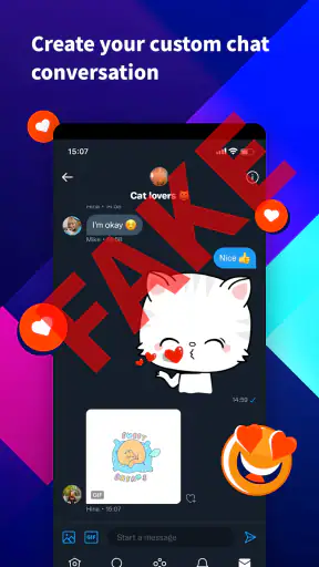 iFake: Fake Chat Messages screenshot