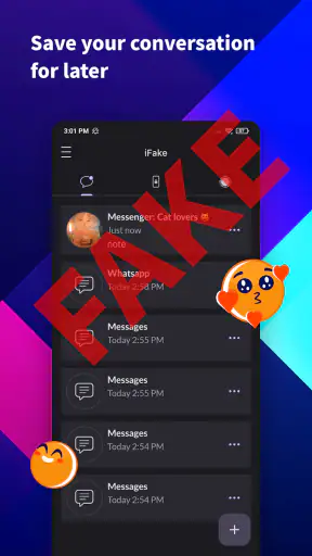iFake: Fake Chat Messages screenshot