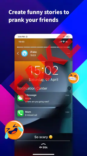 iFake: Fake Chat Messages screenshot