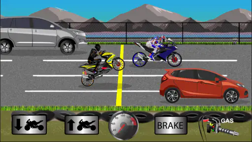 Indonesia Drag Bike Racing screenshot