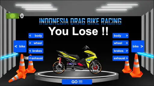 Indonesia Drag Bike Racing screenshot